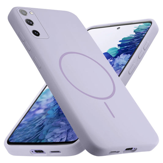 MagSafe Compatible Liquid Silicone Case For Samsung S20 FE 5G