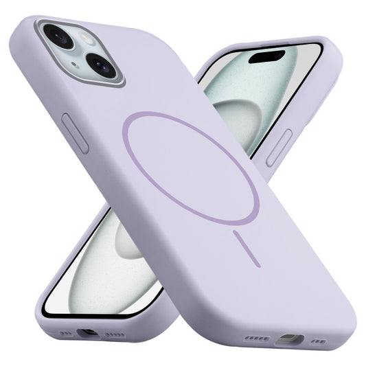 MagSafe Compatible Liquid Silicone Case For Apple iPhone 15