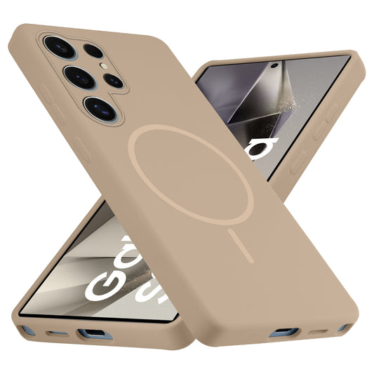 MagSafe Compatible Liquid Silicone Case For Samsung S24 Ultra 5G