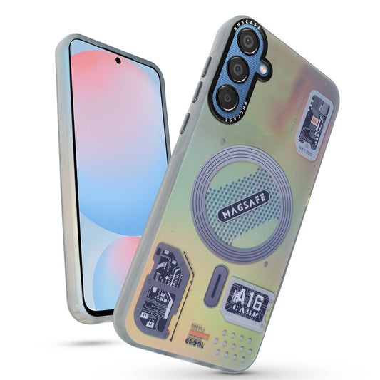 Rainbow Circuit Print Hard Case For Samsung S24 FE 5G