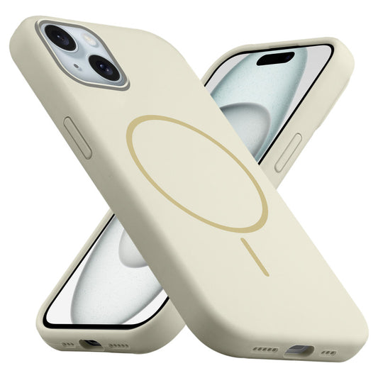 MagSafe Compatible Liquid Silicone Case For Apple iPhone 15
