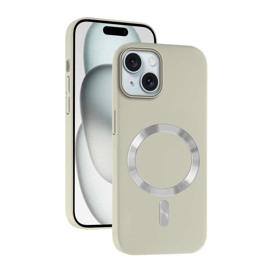 Hard Back MagSafe Case for Apple iPhone 15, Durable Design & Shiny MagSafe Ring