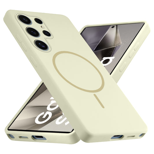 MagSafe Compatible Liquid Silicone Case For Samsung S24 Ultra 5G