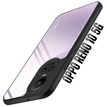 Premium Silicon Soft Framed Case with Clear Back Cover for Oppo Reno 10 5G