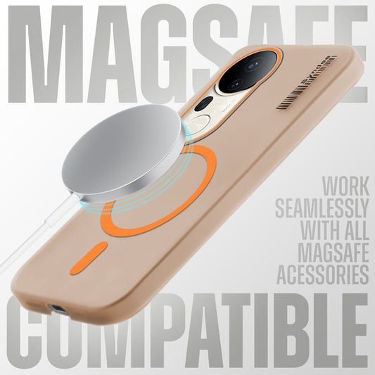 Colorful Frosted Matte MagSafe For Vivo T4 Ultra 5G