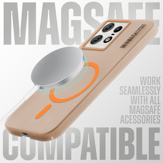 Colorful Frosted Matte MagSafe For Motorola Moto Edge 50 Pro 5G