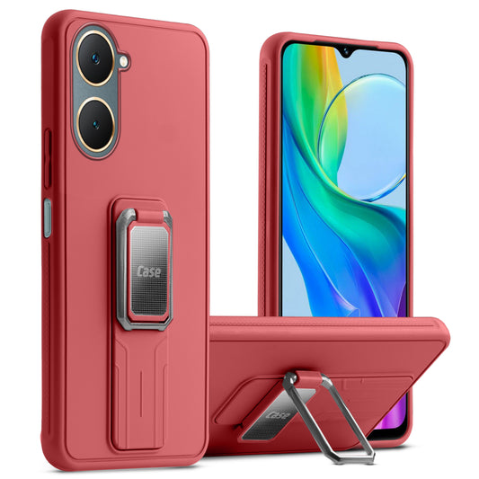 Silicone Case with Kickstand For Vivo Y18