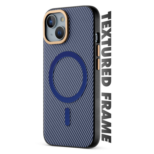 MagSafe Ready Checks Printed Back Case For Apple iPhone 15 with Enhanced Grip