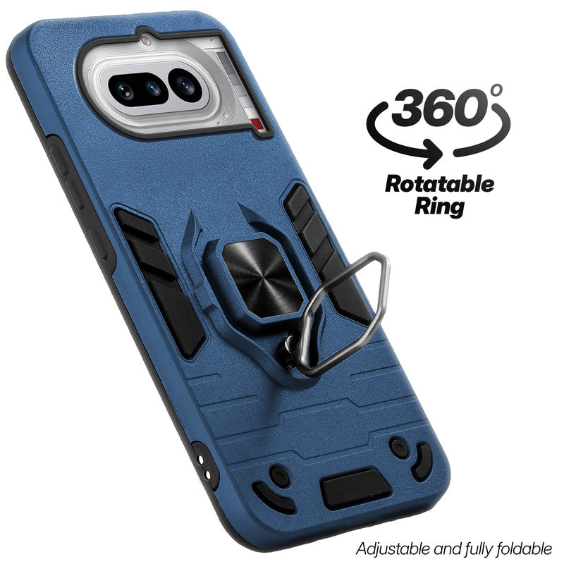 Dual Layer Shockproof Back Cover with 360 Rotatable Ring Grip & Impac Dual Layer Shockproof Back Cover with 360 Rotatable Ring Grip & Impac