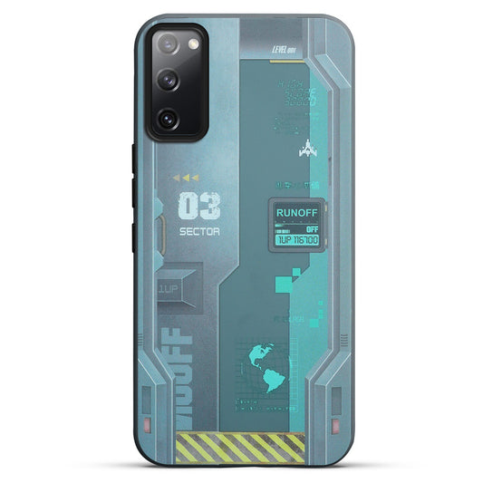 Mechanical Circuit Print Hard Back Cover For Samsung S20 FE 5G