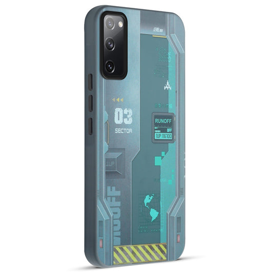 Mechanical Circuit Print Hard Back Cover For Samsung S20 FE 5G