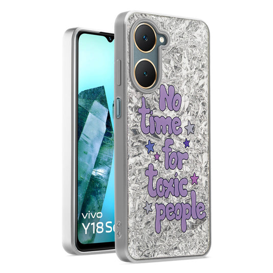Shiny Foil Back Case for Vivo Y18