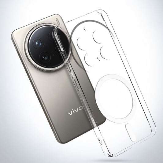 Colored Transparent Anti-Yellowing Magsafe Case For Vivo X200 Pro 5G