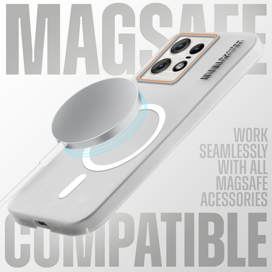 Colorful Frosted Matte MagSafe For Motorola Moto Edge 50 Pro 5G