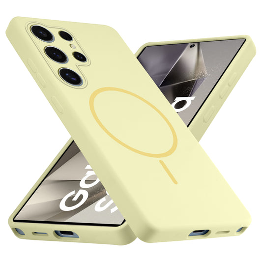 MagSafe Compatible Liquid Silicone Case For Samsung S24 Ultra 5G