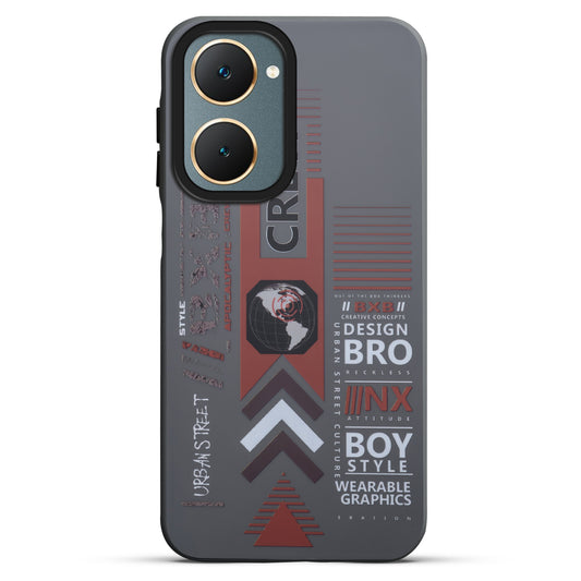 Mechanical Circuit Sector Print Hard Back Cover For Vivo Y18