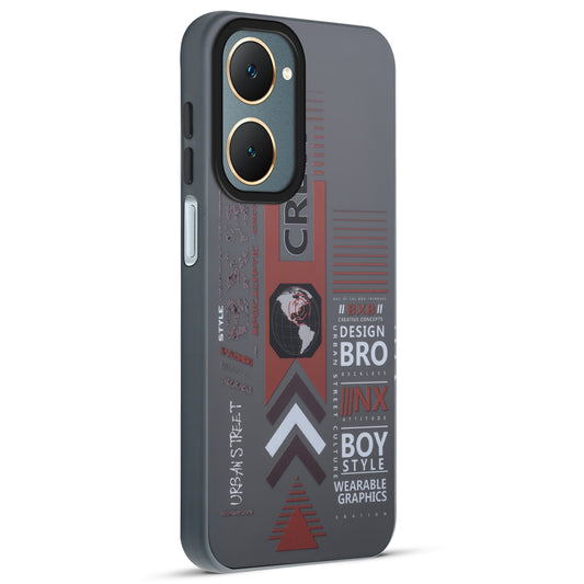 Mechanical Circuit Sector Print Hard Back Cover For Vivo Y18