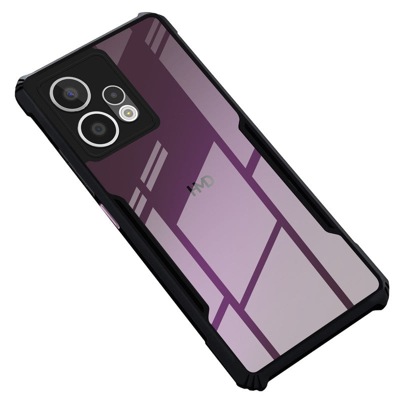 Premium Acrylic Transparent Back Cover for HMD Crest Max 5G Premium Acrylic Transparent Back Cover for HMD Crest Max 5G