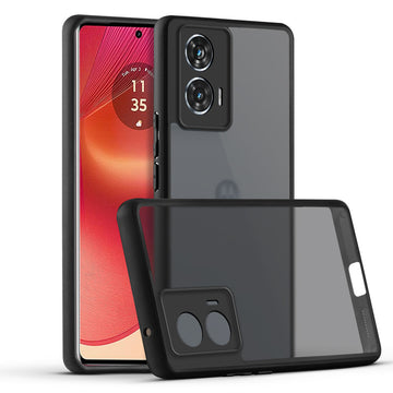 Semi-Transparent Premium Quality Back Cover Case for Motorola Edge 50 Fusion