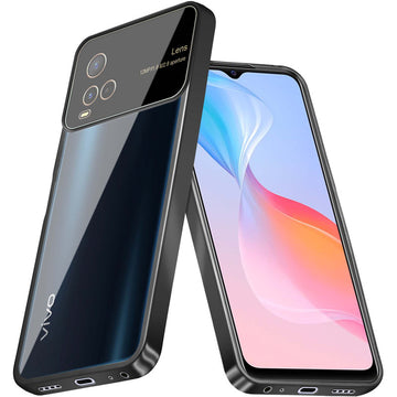 Lens Camera Protection Chrome Case For Vivo Y21 2021