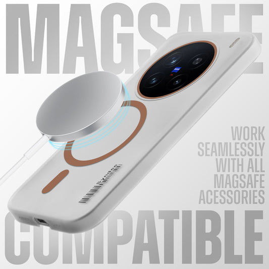New Sleek Matte MagSafe Case For Vivo X200 Pro 5G