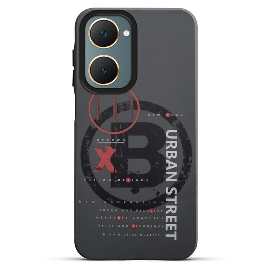 Mechanical Circuit Sector Print Hard Back Cover For Vivo Y18