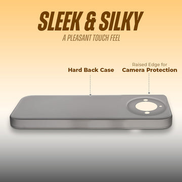 Ultra-Thin Frosted Matte Anti-Yellow Hard Back Case for Realme Narzo 60 Pro 5G