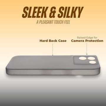 Ultra-Thin Frosted Matte Anti-Yellow Hard Back Case for iQOO Z7 Pro 5G