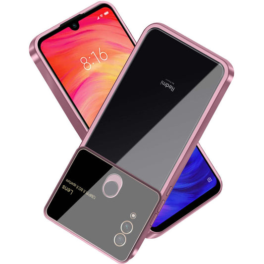 Lens Camera Protection Chrome Case For Redmi Note 7