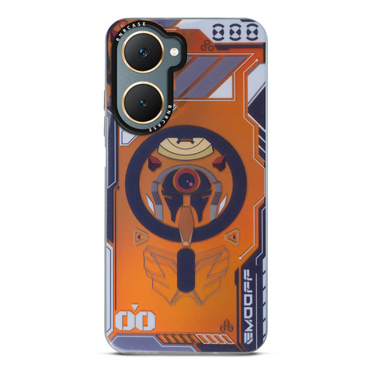 Colorful Reflective Circuit Prints Hard Back Protector Case For Vivo Y18