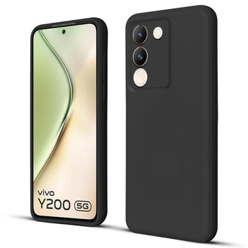 Matte Soft Silicone Back Cover for Vivo Y200 5G
