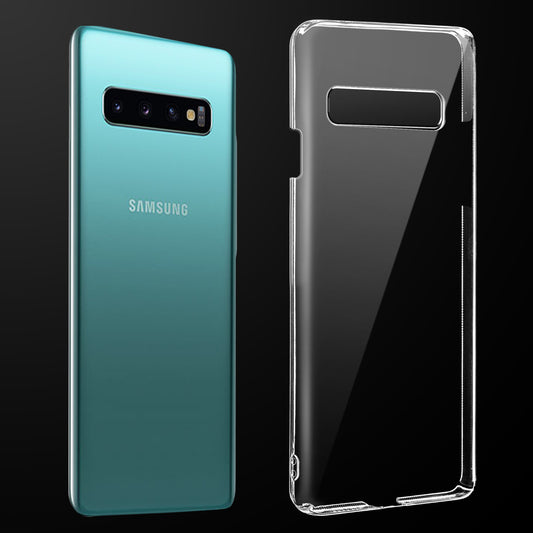 Crystal Clear Hard Back Anti-Yellowing Phone Case For Samsung S10 Plus