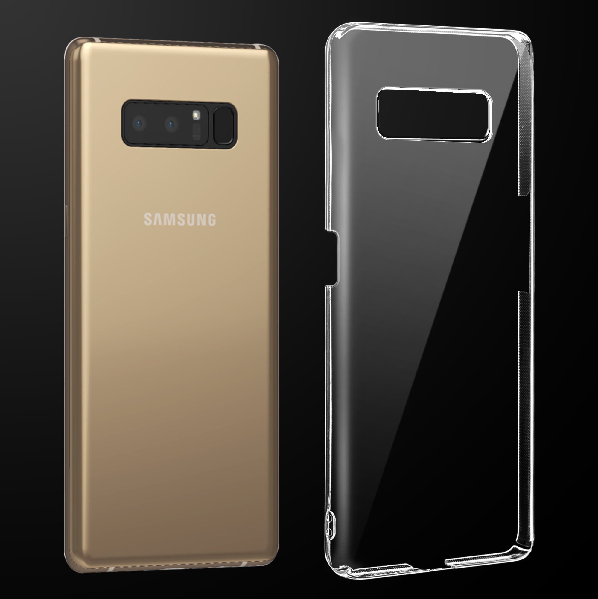 Anti-Yellowing Clear Case For Samsung note 8