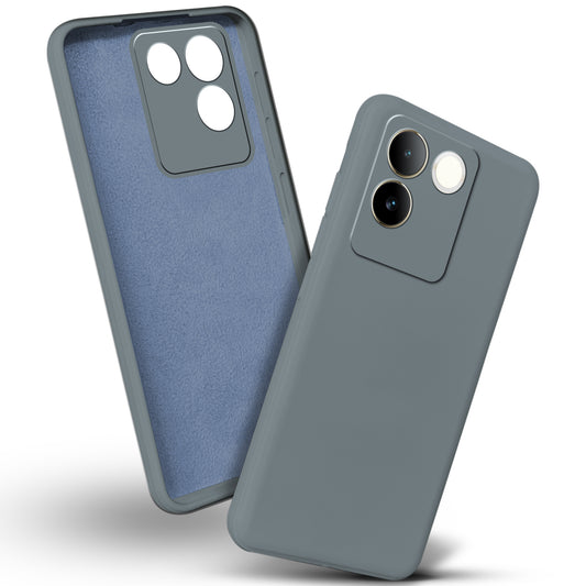 Premium Matte Silicone Back Cover for Vivo T2 Pro 5G