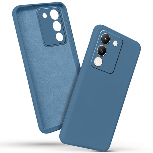 Premium Matte Silicone Back Cover for Vivo Y200 5G