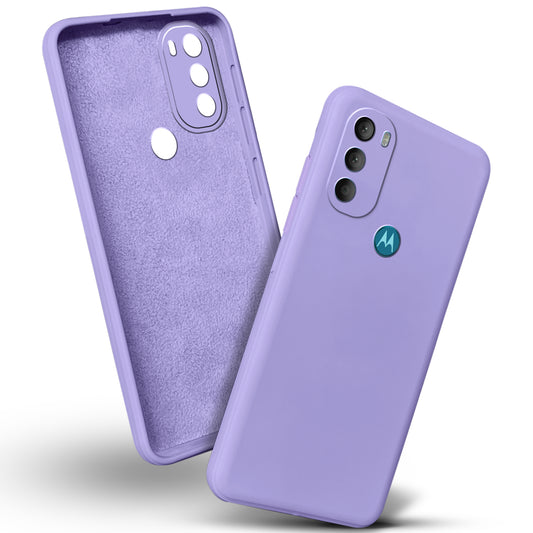 Premium Matte Silicone Back Cover for Motorola Moto G71 5G