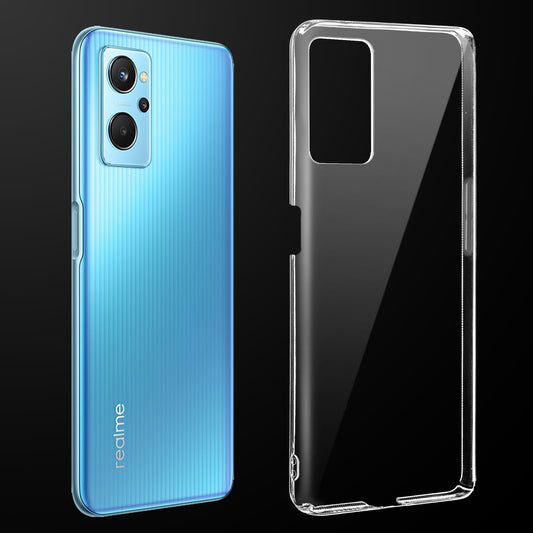 Crystal Clear Hard Anti-Yellow Transparent Back Cover Case For Realme 9i 4G