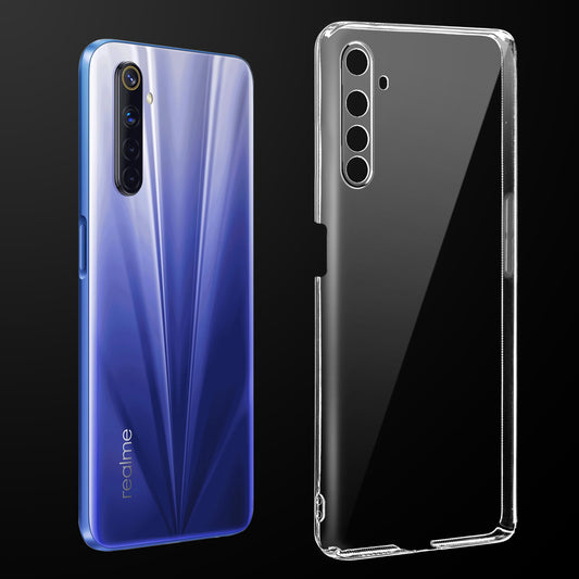 Crystal Clear Hard Anti-Yellow Transparent Back Cover Case For Realme 6