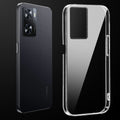 Transparent anti-yellow hard back case fitted on Oppo A57 2022 showing full back coverage and camera protection
