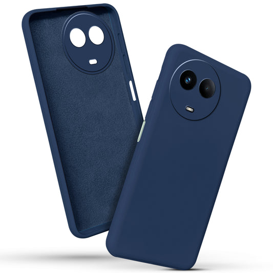 Premium Matte Silicone Back Cover for Realme 11x 5G