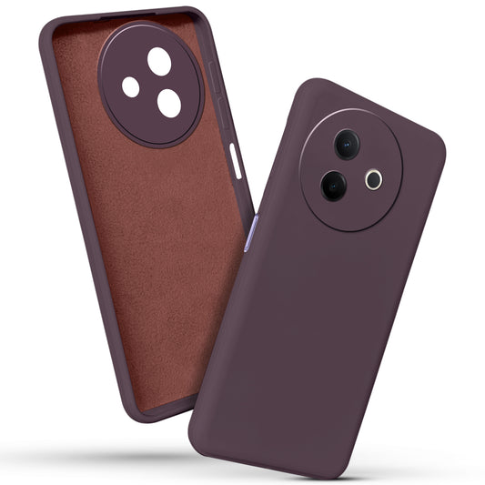Premium Matte Silicone Back Cover for Vivo Y39 5G With Micro-Fiber Linning