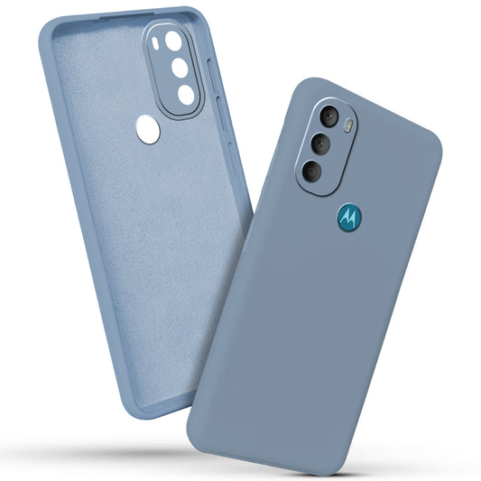 Premium Matte Silicone Back Cover for Motorola Moto G71 5G