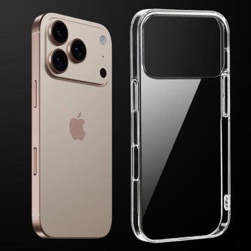 Crystal Clear Hard Back Anti-Yellowing Phone Case For Apple iphone 17 Pro