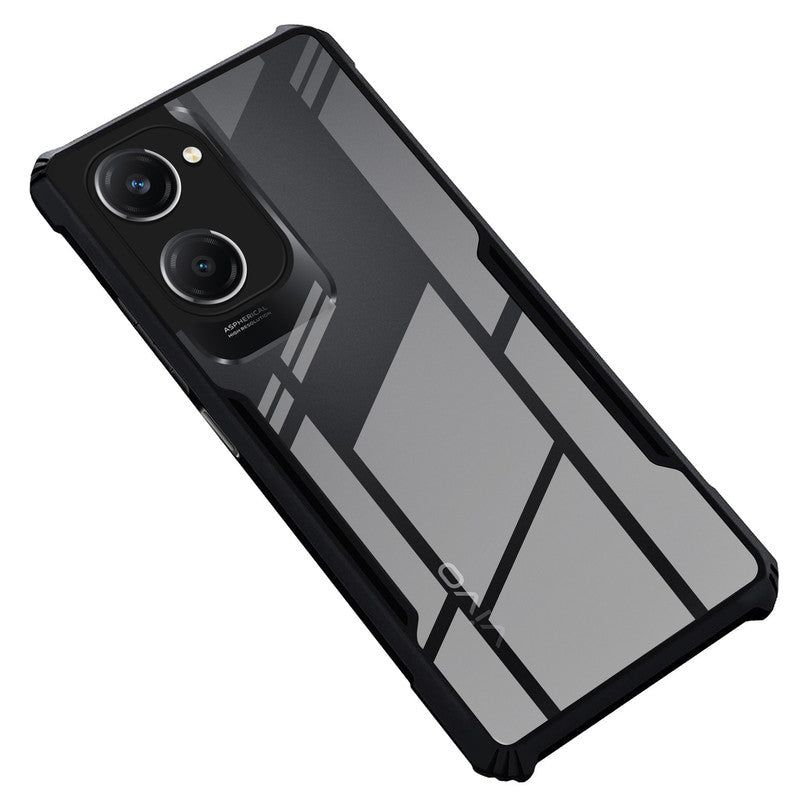 Premium Acrylic Transparent Back Cover for Vivo Y28e 5G