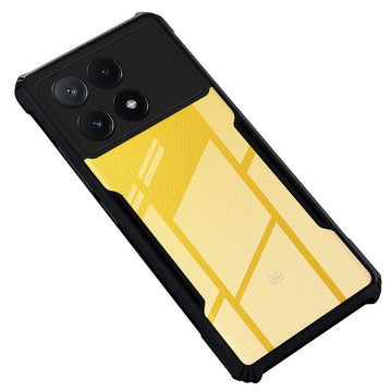 Premium Acrylic Transparent Back Cover for Poco X6 Pro 5G