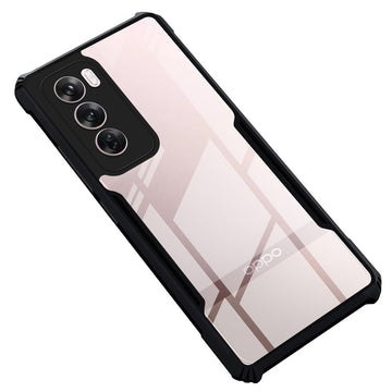 Premium Acrylic Transparent Back Cover for Oppo Reno 12 Pro 5G