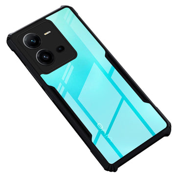 Premium Acrylic Transparent Back Cover for Vivo V25 5G