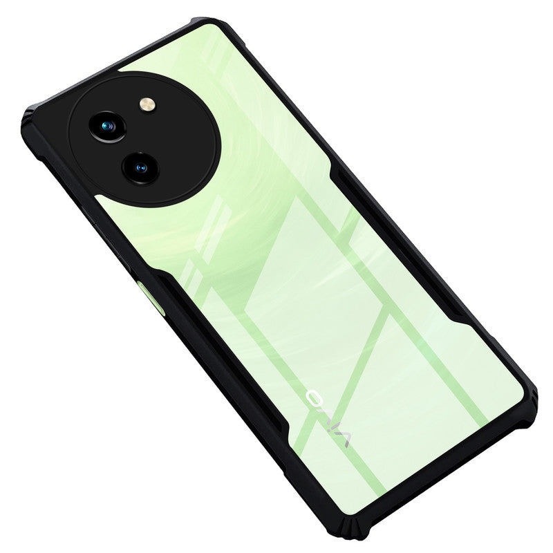Premium Acrylic Transparent Back Cover for Vivo T3x 5G