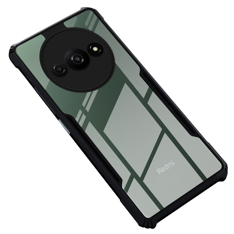 Premium Acrylic Transparent Back Cover for Redmi A3 2024