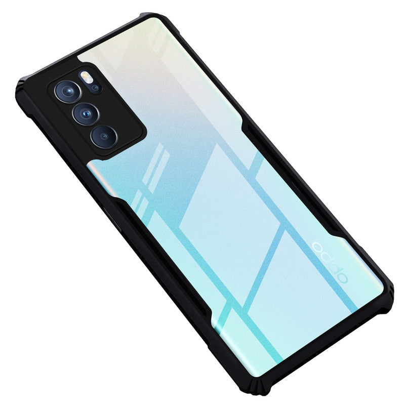 Premium Acrylic Transparent Back Cover for Oppo Reno 6 Pro 5G